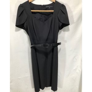 Antonio Melani Black Belted Dress.  Size 4.